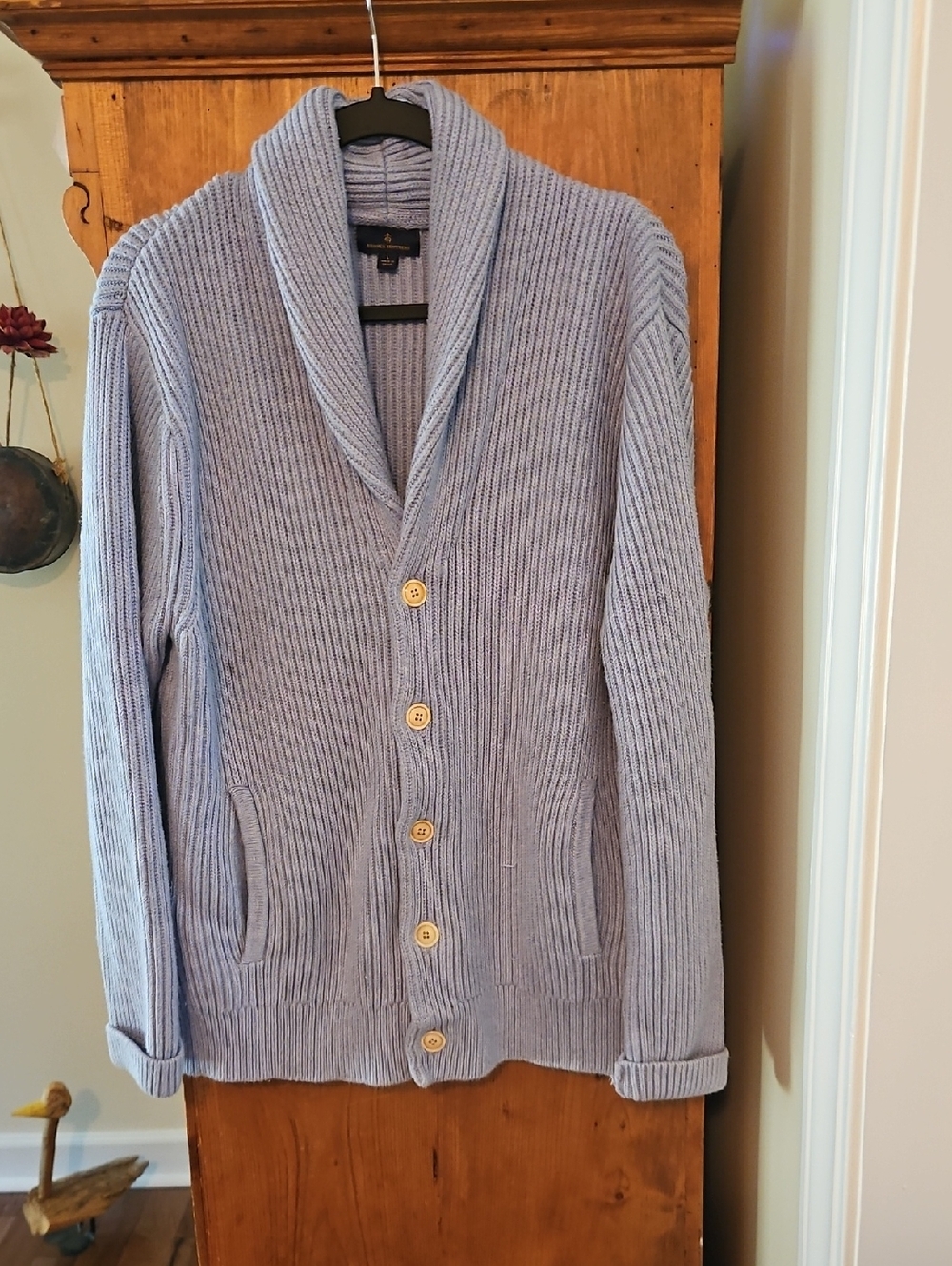 Brooks Brothers Heavyweight Ribbed Knit Sweater